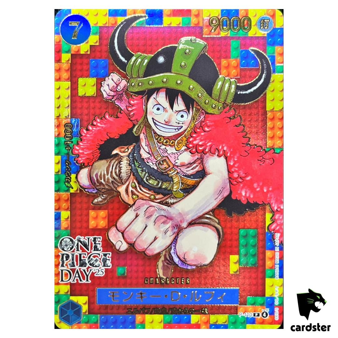 Monkey D Luffy P-110 [Promo] ONE PIECE DAY 25 Japanese - CARDSTER